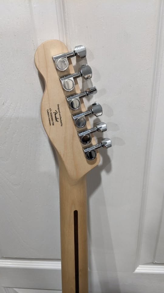 $280 Squier Telecaster Electric Guitar - Black - Maple - photo 5