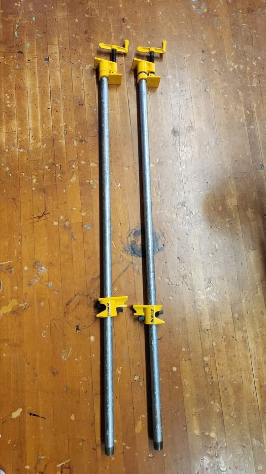 $50 each 4ft Dewalt Pipe Clamps - photo 2