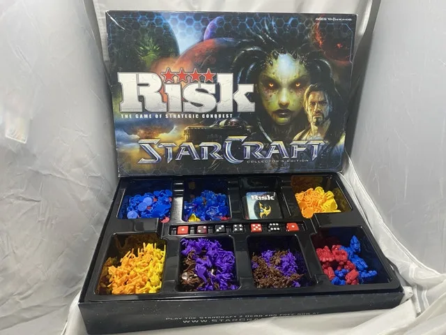 Risk Starcraft Collector's Edition Board Game Strategic Conquest