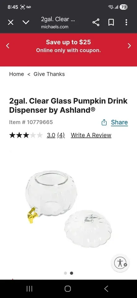 Pumpkin drink dispenser image indicator(2)