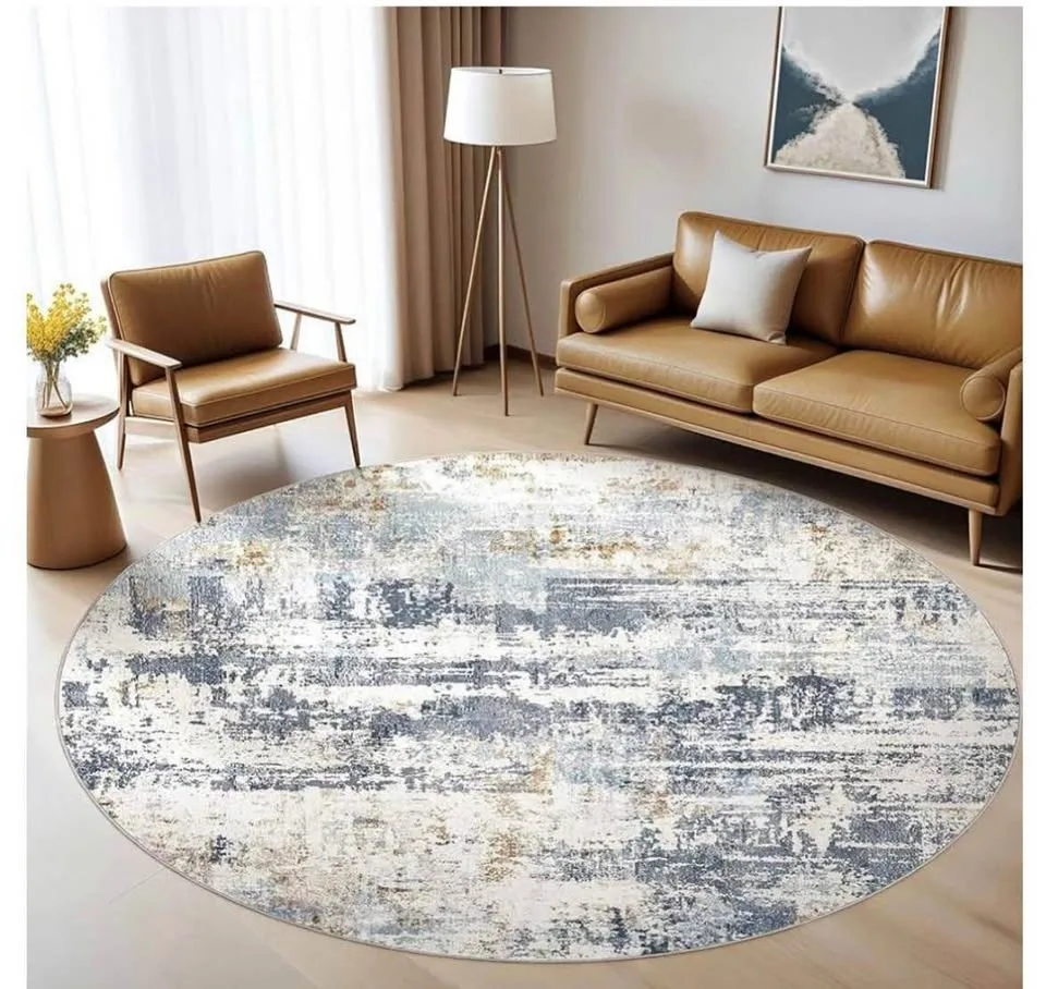 Brand new 5ft Round Area Rug image indicator(8)