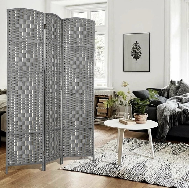 Brand New in Box 6Ft Room Divider w/ 3 Panels