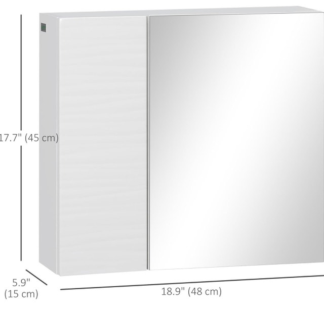 Brand New in Box kleankin Medicine Cabinet with Mirror - photo 4