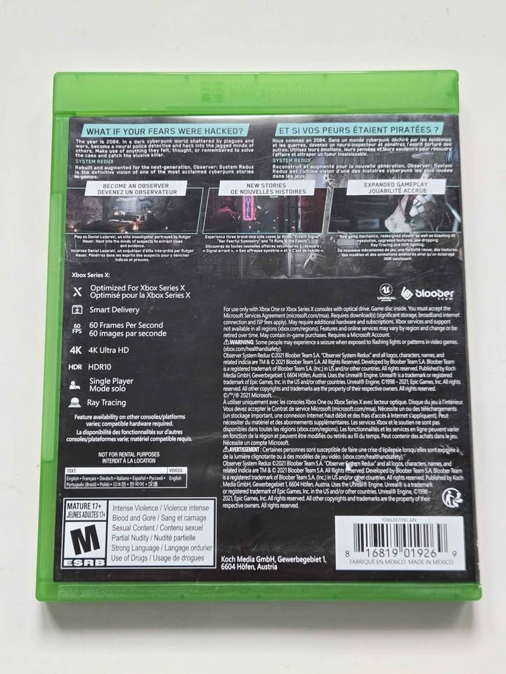 Observer System Redux Xbox One - photo 2