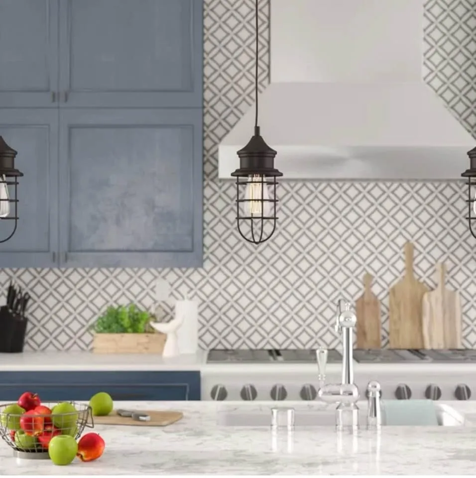 Geometric Pendant Light Fixture 4 available, black image indicator(4)