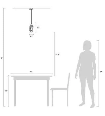 Geometric Pendant Light Fixture 4 available, black image indicator(5)