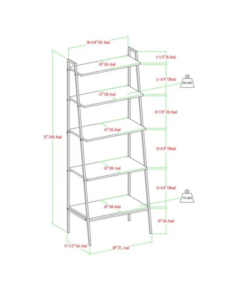 Ladder Bookshelf image indicator(3)