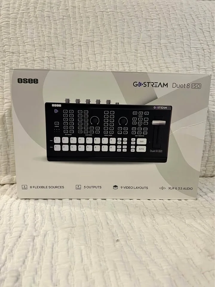 Osee GoStream Duet 8 ISO Video Production Switcher