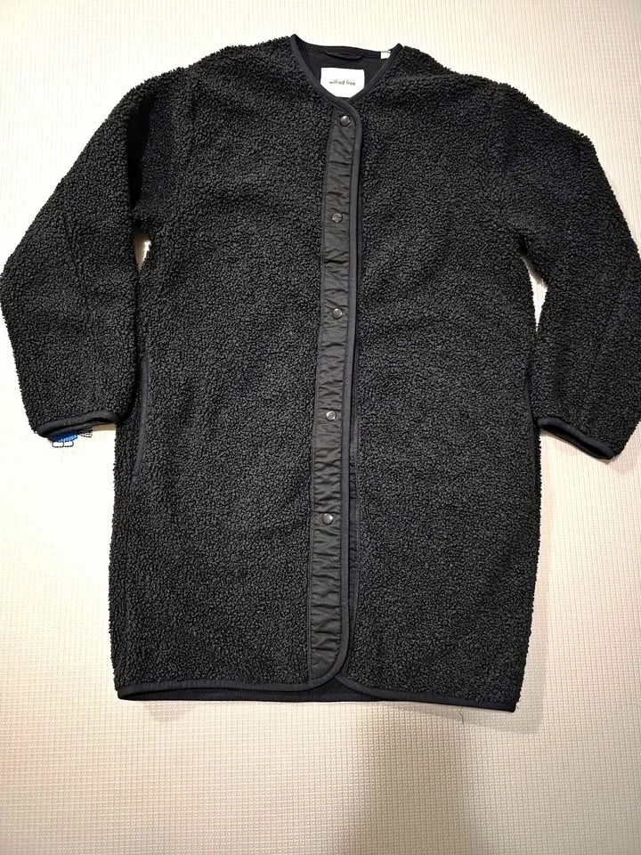 Wilfred Free Sherpa Long Liner Jacket Size Small