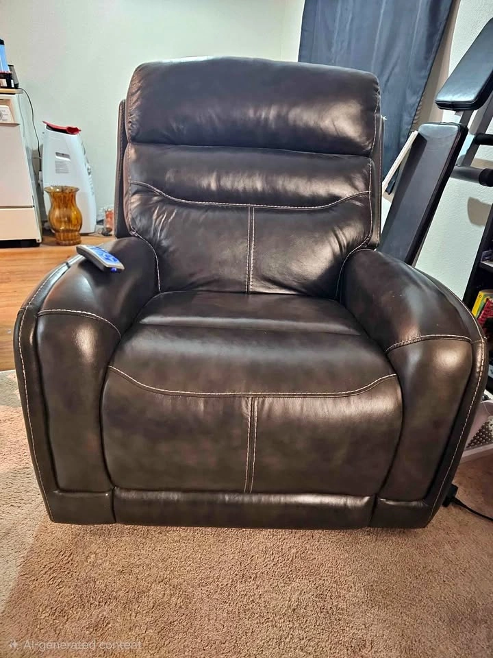 High End Power Recliner with Adjustable Headrest