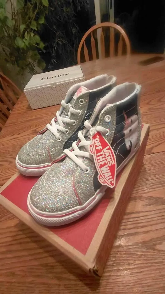 Band new limited edition van girls size 5