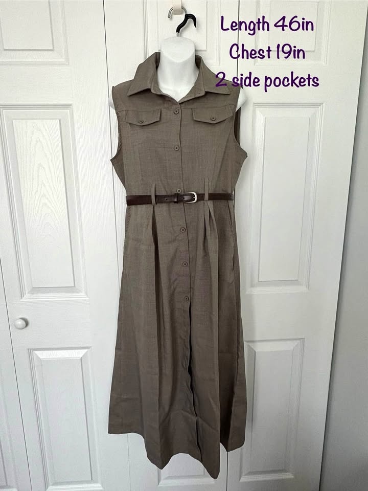 Button down dress