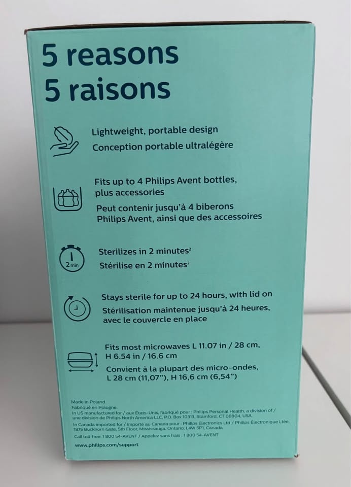 Philips Avent bottle sterilizer - photo 3