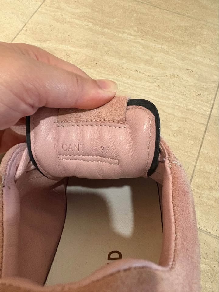 Pink suede sneakers - photo 3