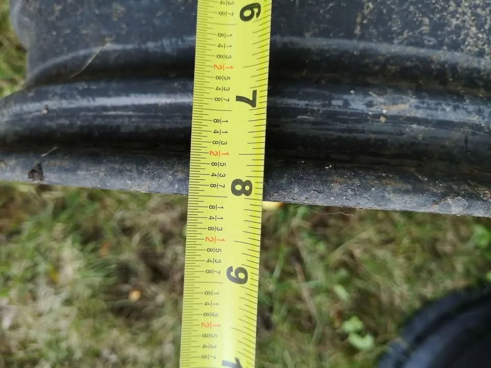 Set of 4 Steel tire rims 5 hole pattern #Cleanout image indicator(6)