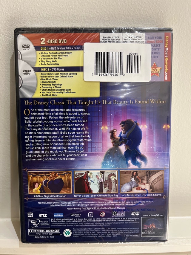 Beauty and the Beast DVD - photo 2