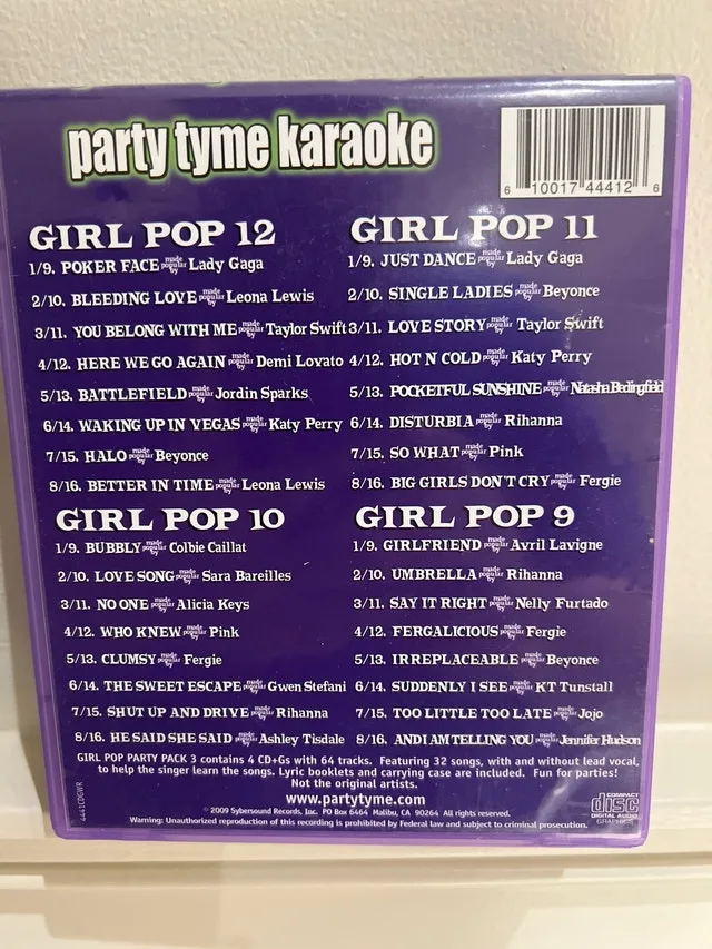 Party Tyme Karaoke CD image indicator(7)