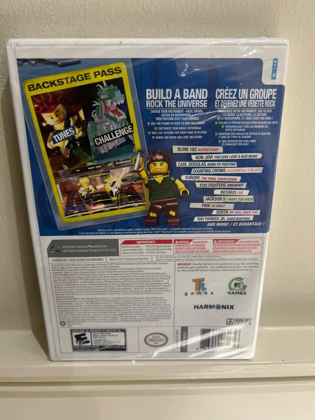 Lego Rock Band Wii unopened image indicator(2)