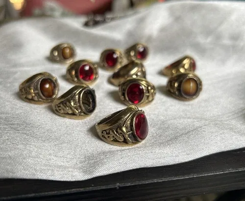 Vintage 1980’s Ring Lot Of 11 *AS IS*