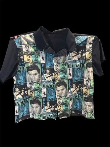 Elvis Presley Patchwork Shirt 1960’s Vintage Original EPE