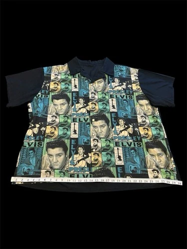 Elvis Presley Patchwork Shirt 1960’s Vintage Original EPE - photo 3