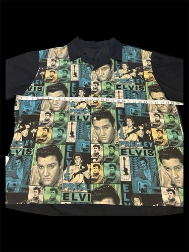 Elvis Presley Patchwork Shirt 1960’s Vintage Original EPE - photo 4