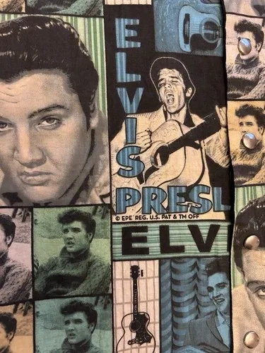 Elvis Presley Patchwork Shirt 1960’s Vintage Original EPE image indicator(8)
