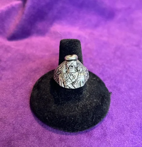 Vintage G&S Skull Biker Ring Size 9