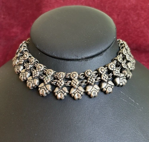 India Rajasthan Sterling Silver Necklace - photo 2
