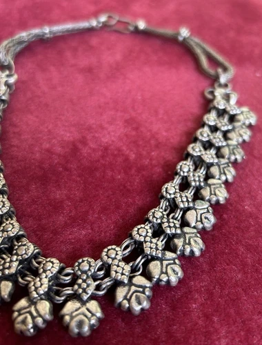 India Rajasthan Sterling Silver Necklace - photo 5