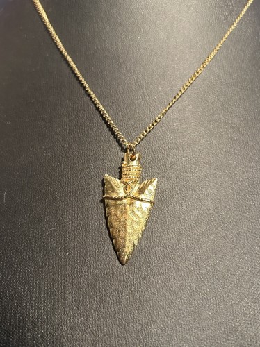 Vintage Arrowhead Gold Plated Necklace 1970’s - photo 2