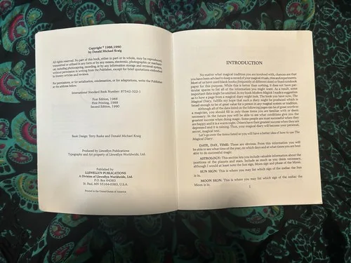 *RARE* The Magical Diary A Personal Ritual Journal image indicator(4)