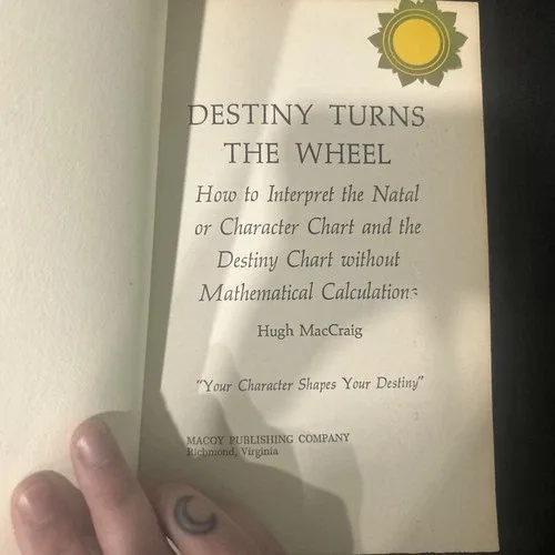 VINTAGE 1970 DESTINY TURNS THE WHEEL PAPERBACK BOOK image indicator(2)