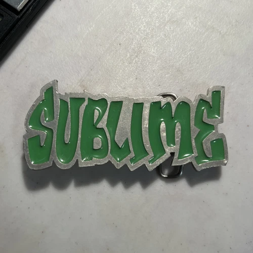 Sublime Pewter Belt Buckle Vintage 2004, US Made