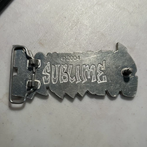 Sublime Pewter Belt Buckle Vintage 2004, US Made - photo 2