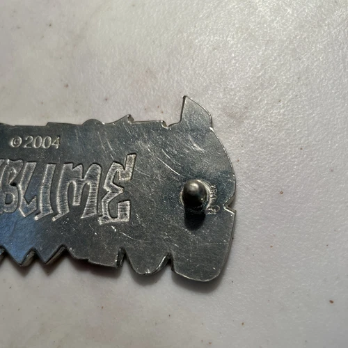 Sublime Pewter Belt Buckle Vintage 2004, US Made - photo 3