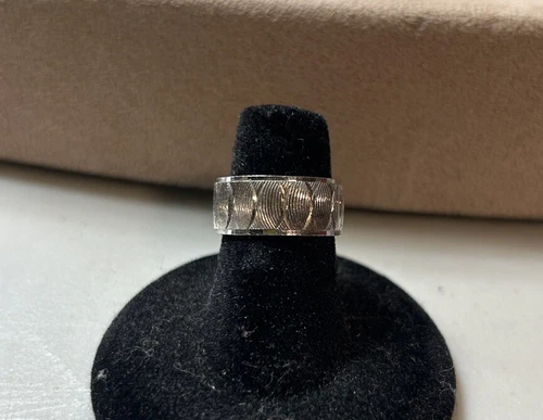 Vintage Uncas Sterling Silver Wedding Band