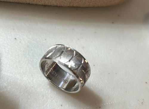 Vintage Uncas Sterling Silver Wedding Band - photo 3