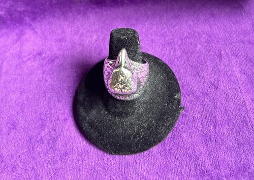 Authentic Vintage DEADSTOCK G&S 80s Silver Eagle Biker Ring - photo 3