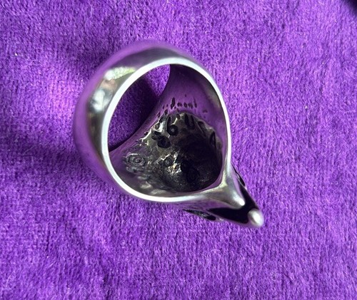 Authentic Vintage DEADSTOCK G&S 80s Silver Eagle Biker Ring - photo 5