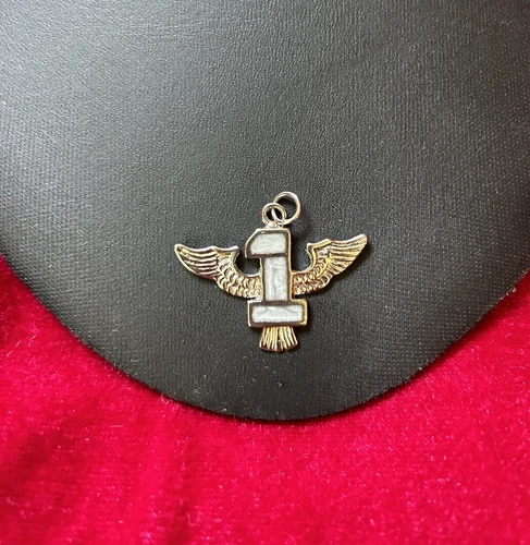 Vintage Number One Wing Pendant Milky Quartz Silver Pendant