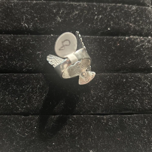 Deadstock Vintage G&S 1980’s Eagle Ring Biker Ring - photo 3