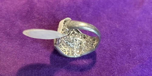 Vintage G&S Skull Biker Ring Gothic - photo 3