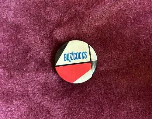 RARE 1980’s Vintage BUZZCOCKS Pin Back Button Punk Rock Pin