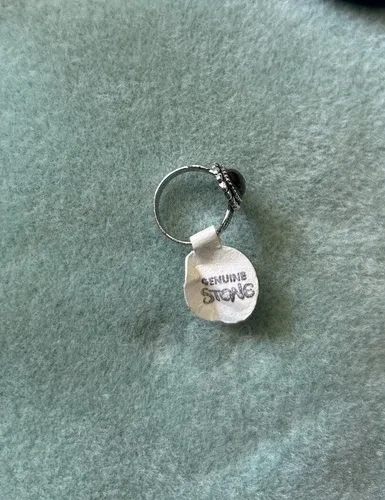 VTG DEADSTOCK UNCAS STERLING SILVER TIGERS EYE RING image indicator(3)