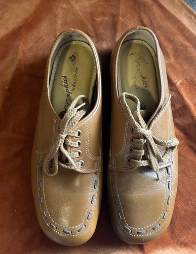 Vintage O'Omphies Granny Shoes 1970’s Disco Leather - photo 2