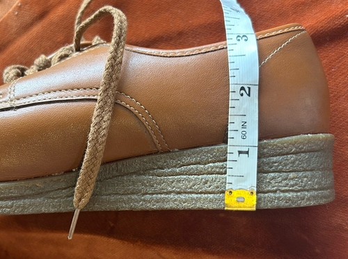 Vintage O'Omphies Granny Shoes 1970’s Disco Leather - photo 5