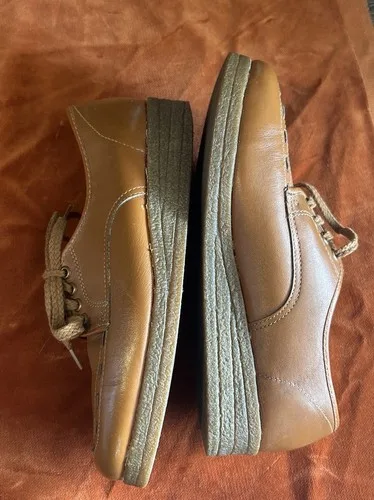 Vintage O'Omphies Granny Shoes 1970’s Disco Leather image indicator(9)