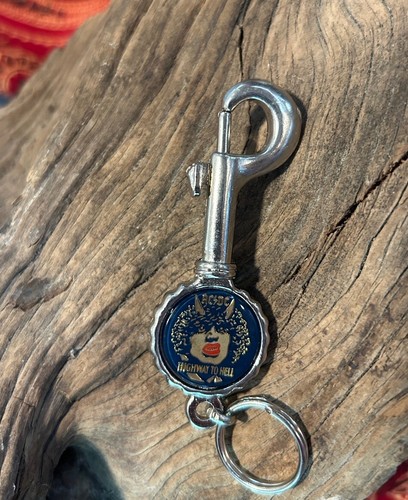 Vintage AC/DC Bottle Opener Keychain - photo 2