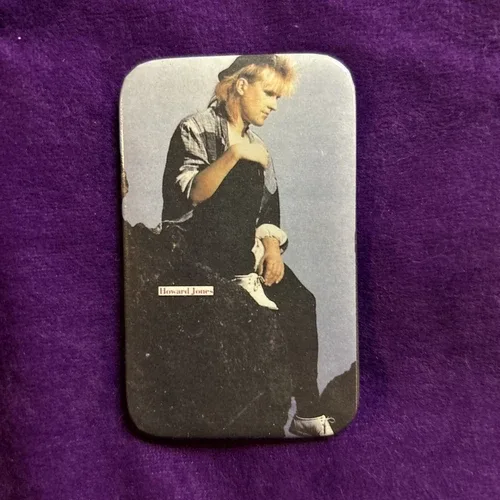 Rare Vintage 1980’s HOWARD JONES pin back button